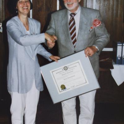 Präsidentschaftsübergabe 1998